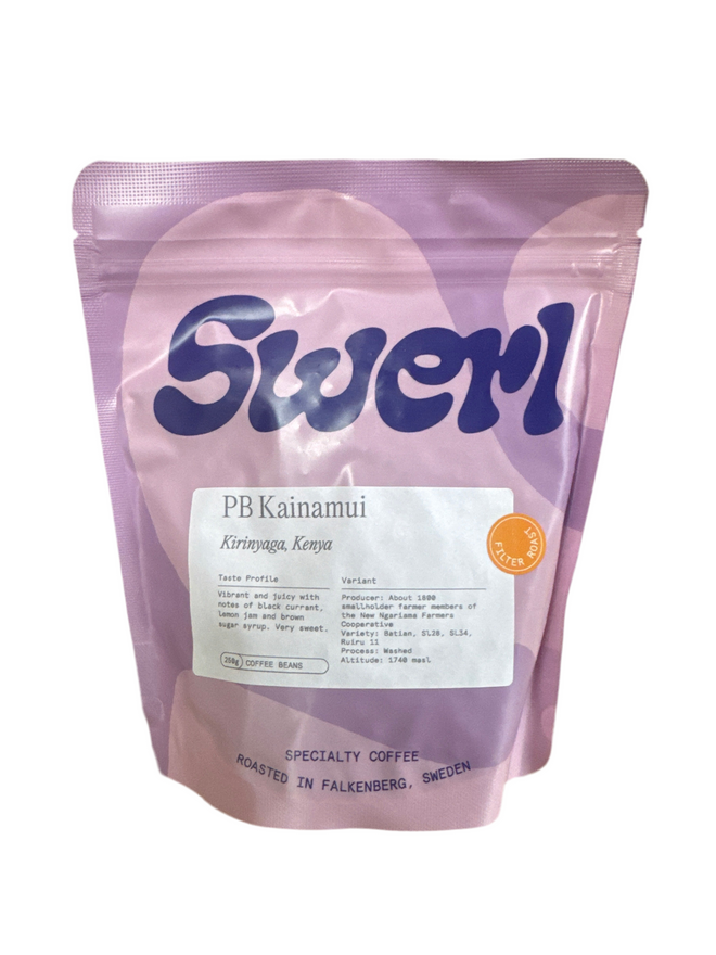 SWERL Coffee Roasters| PB Kainamui, Peaberry, Washed, Filter Roast, Kirinyaga, Kenya 250g