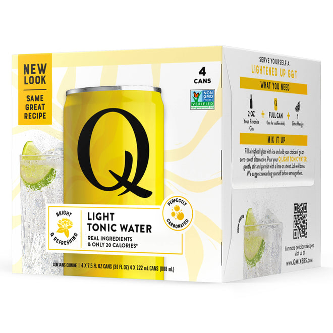 Q Mixers | Premium Light Tonic Water 4-pack