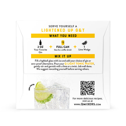 Q Mixers | Premium Light Tonic Water 4-pack