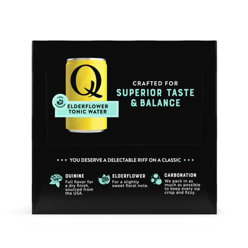 Q Mixers | Premium Elderflower Tonic Water 4-pack