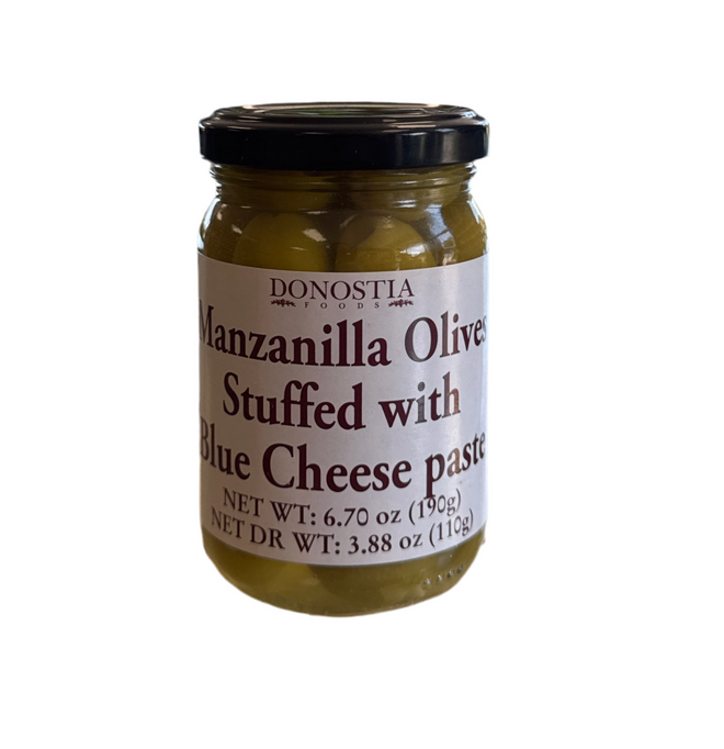 Donostia | Manzanilla Olives stuffed with Blue Cheese 6.70 oz