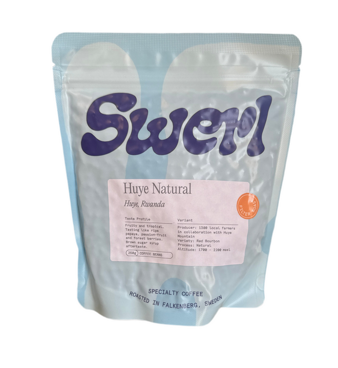 SWERL Coffee Roasters| Red Bourbon, Natural, Filter Roast, Huye, Rwanda 250g