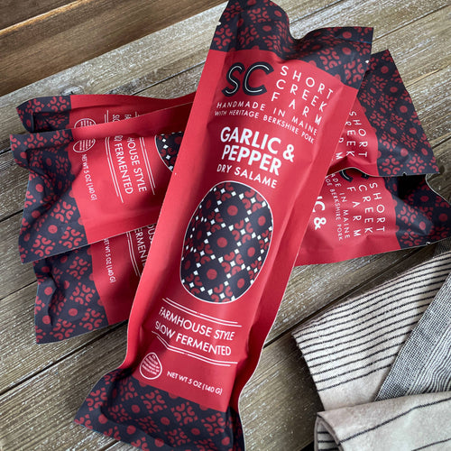 Short Creek Farm | Garlic & Pepper Salami