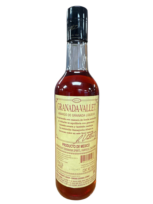 Royal-Vallet, Granada-Vallet, Pomegranate Amaro, Texcoco, Mexico