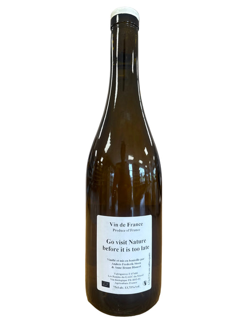 2022 Anders Frederick Steen + Anne Bruun Blauert ‘Go Visit Nature Before It’s Too Late’, Viognier, Ardeche, France
