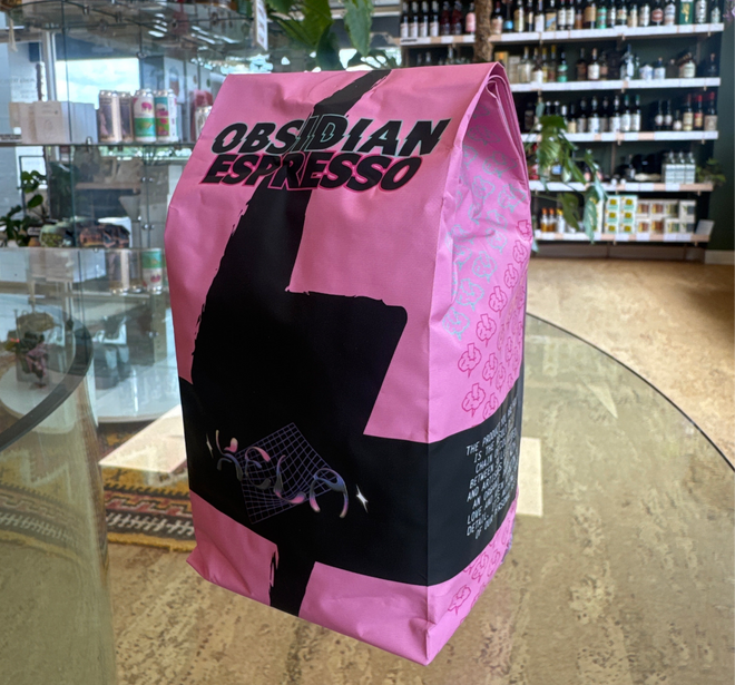 XELA Roasters | Obsidian Espresso Blend, 50% Washed + 50% Natural Process, 12 oz