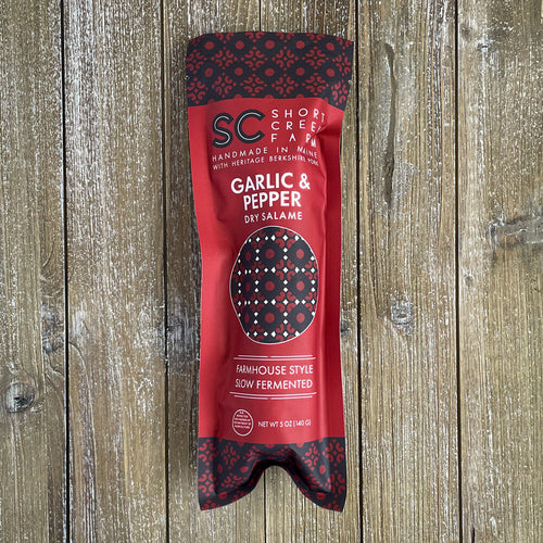 Short Creek Farm | Garlic & Pepper Salami