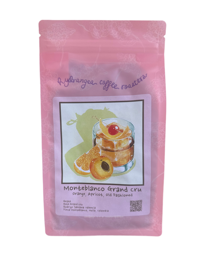 Hydrangea Coffee | Finca Monteblanco-Gold Grand Cru, Gesha, Huila, Colombia 8oz