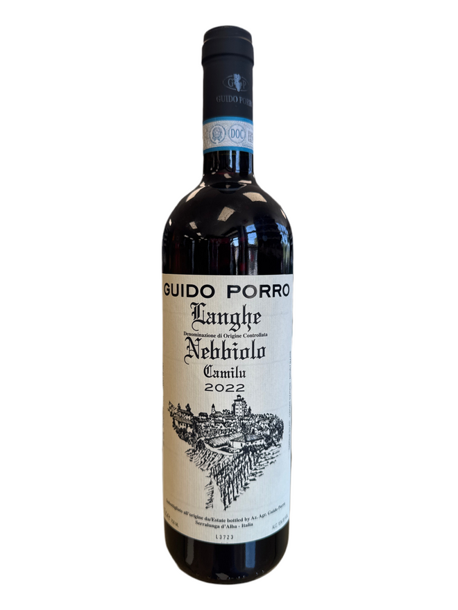 2022 Guido Porro ‘Camilu’, Nebbiolo, Langhe, Italy