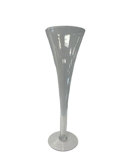 1996-2012 Tiffany & Co., Hand Blown Trumpet Champagne Flute - 9 7/8”, New York City, New York