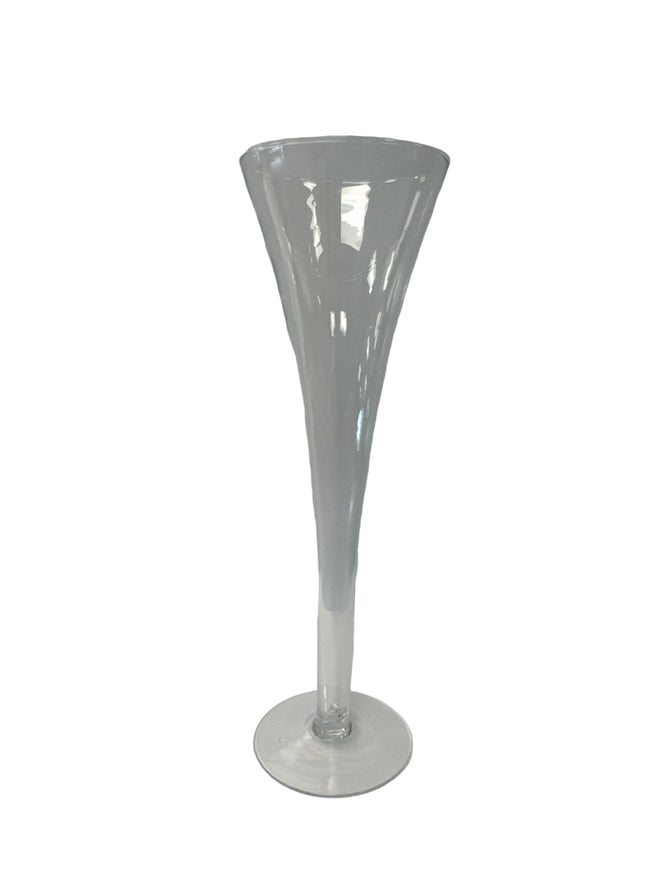 1996-2012 Tiffany & Co., Hand Blown Trumpet Champagne Flute - 9 7/8”, New York City, New York