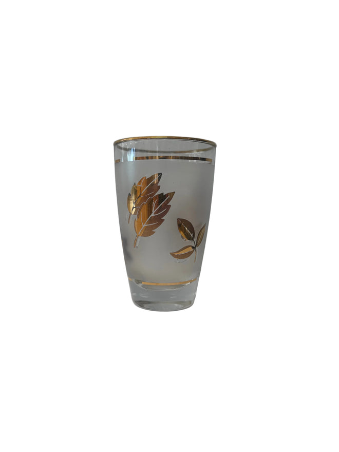 1953-1978 Libbey ‘Golden Foliage’ Flat Tumbler 10 oz, Toledo, Ohio