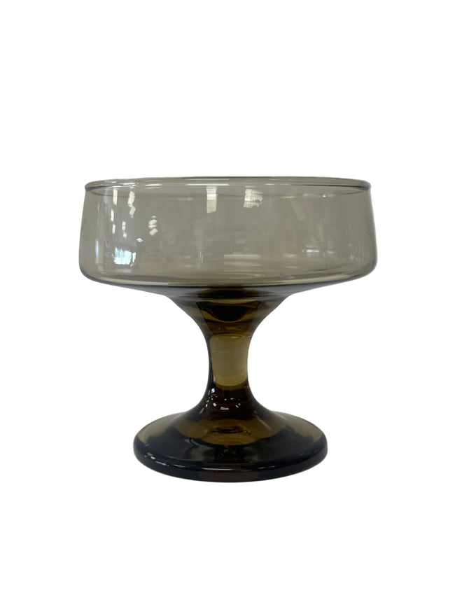 c.1973 Libbey ‘Tawny Accent’, Champagne/Cocktail Coupe, Toledo, Ohio
