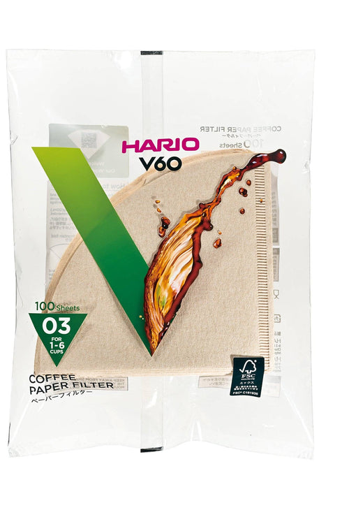 V60 Paper Filters | Natural Brown - 100 Sheets 03