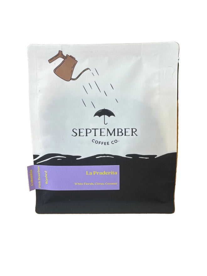 September Coffee Co., La Praderita, Filter Roast, Pink Bourbon, Washed, Huila, Colombia 250g