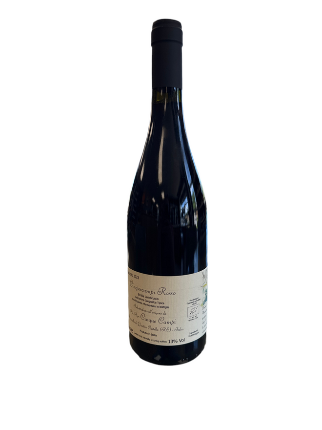 2023 Cinque Campi, Lambrusco Grasparossa Blend, Emilia-Romagna, Italy