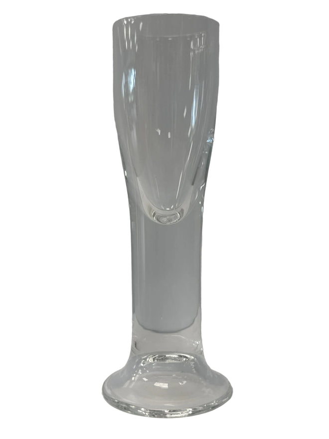 1980-90’s Imperial Glass-Ohio ‘Reflection’ Clear Liquor Glass, Bellaire, Ohio