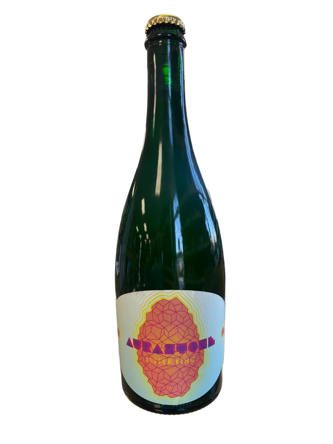 2025 Jester King ‘Aurastone’ Batch #2, BA farmhouse ale refermented w/ Peaches, Makrut lime leaf + Himalayan Pink Salt, Austin, Texas 750mL