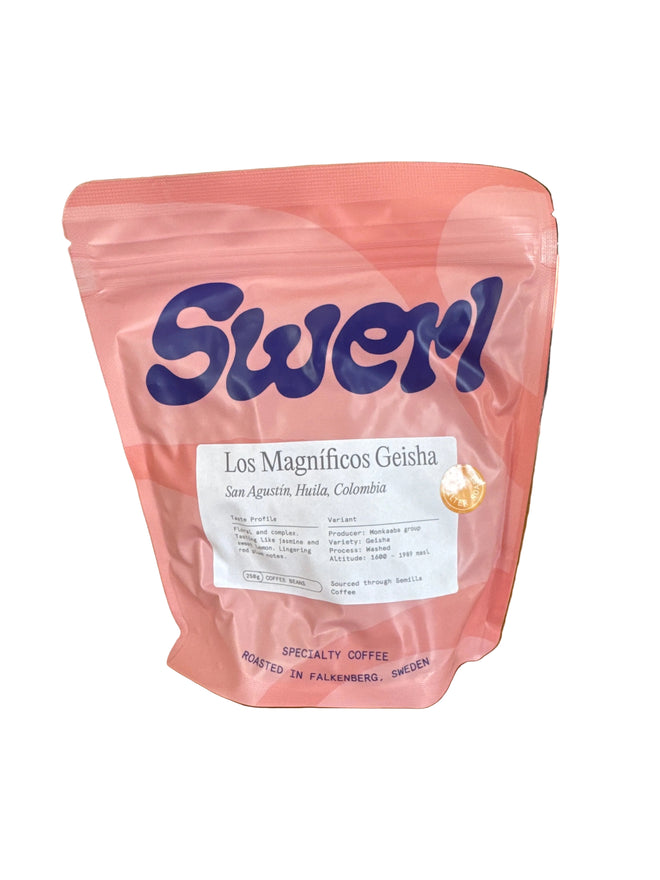 SWERL Coffee Roasters, Los Magnificos, Filter Roast, Geisha, Washed, Huila, Colombia, 250g