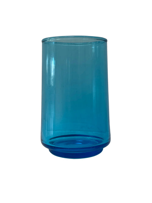 1980-90’s Maker Unknown {Cristar?}, Aquamarine Juice Glass