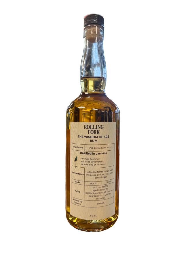 2025 Rolling Fork ‘The Wisdom of Age’, 2-Year Aged HCLF Hampden Mark, Jamaica x Indiana