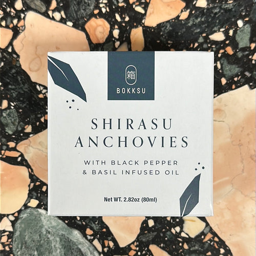 Bokksu | Shirasu + Black Pepper and Basil