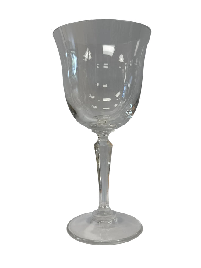 1980’s American Stemware ‘Westport’ Clear Wine Stem, Jeannette, Pennsylvania