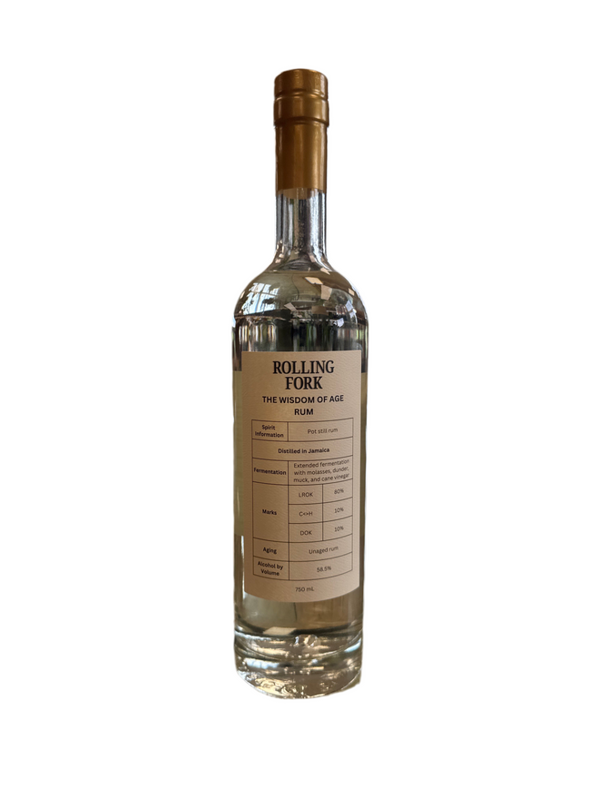 Rolling Fork ‘Wisdom of Age’, Hampden Mark Blend Unaged Rum | Jamaica x Indiana