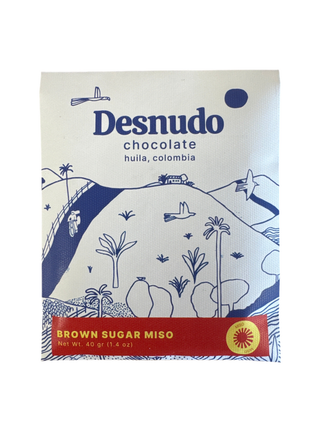 Desnudo | Brown Sugar + Miso Chocolate Bar