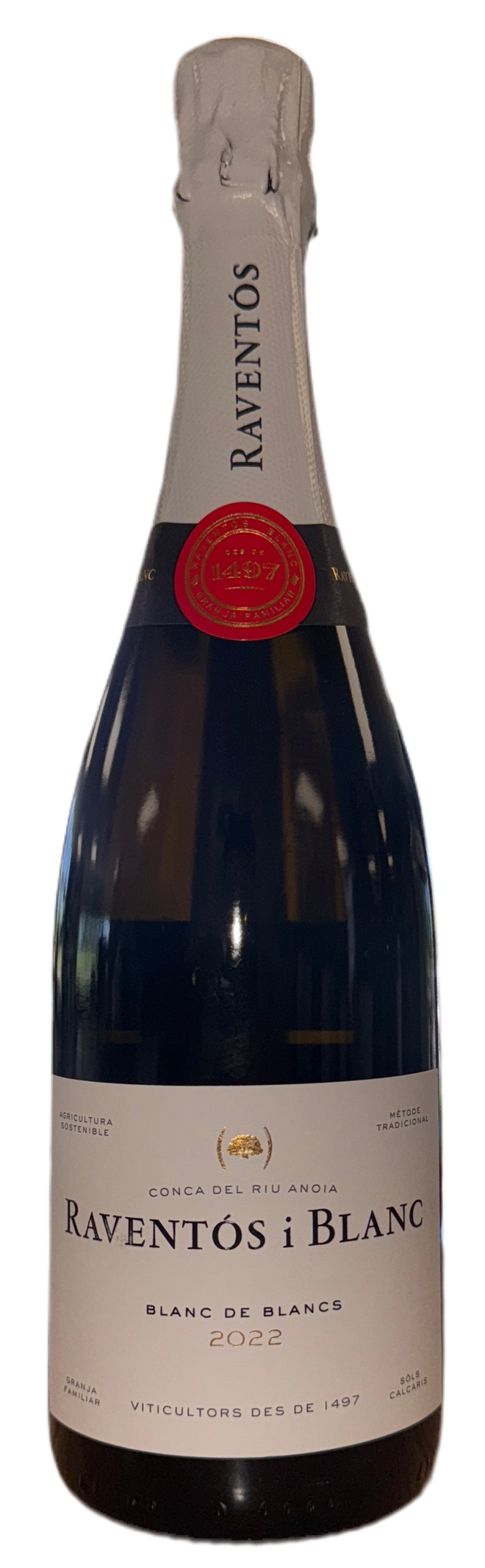 2022 Raventos i Blanc, Blanc de Blancs Cava | Conca ded Riu Anoia, Penedes, Spain
