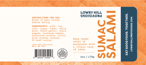 Lowry Hill Provisions | Sumac Salami