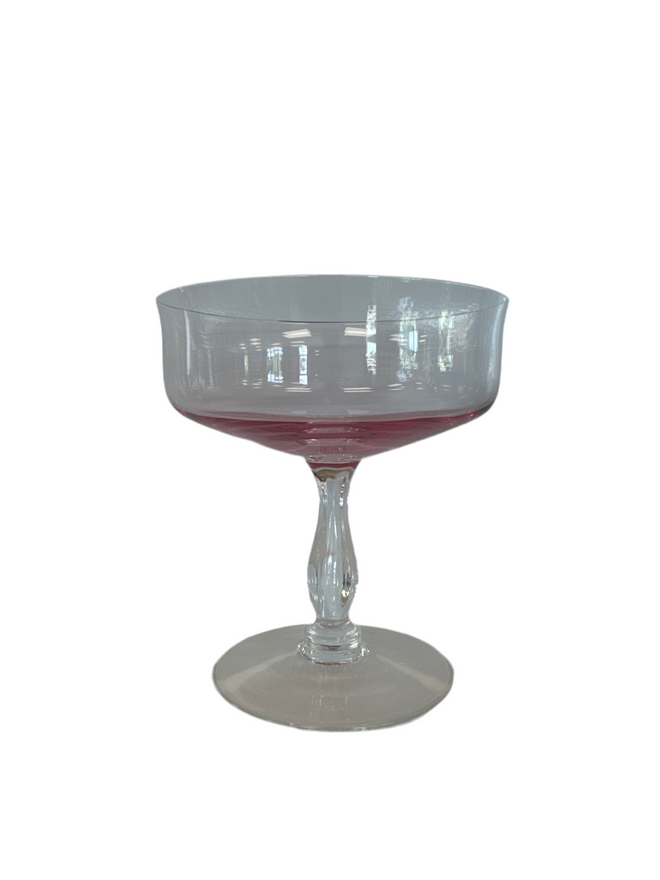 1971-1981 Noritake ‘Rainbow Pink’ Champagne Coupe Glass