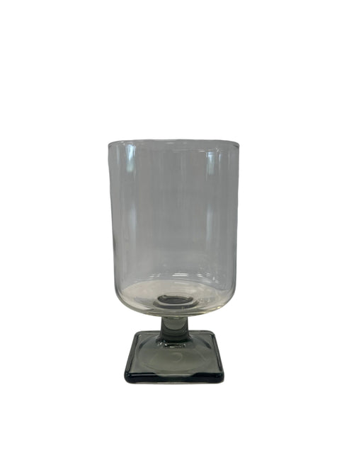 1960-70’s Federal Glass ‘Nordic Midnight (Smoke)’ Water Goblet, Columbus, Ohio
