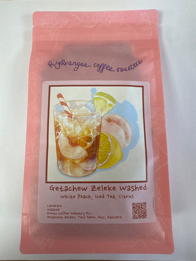 Hydrangea Coffee Roasters, Getachew Zeleke, Landraces, Washed, Guji, Ethiopia, Filter 8oz