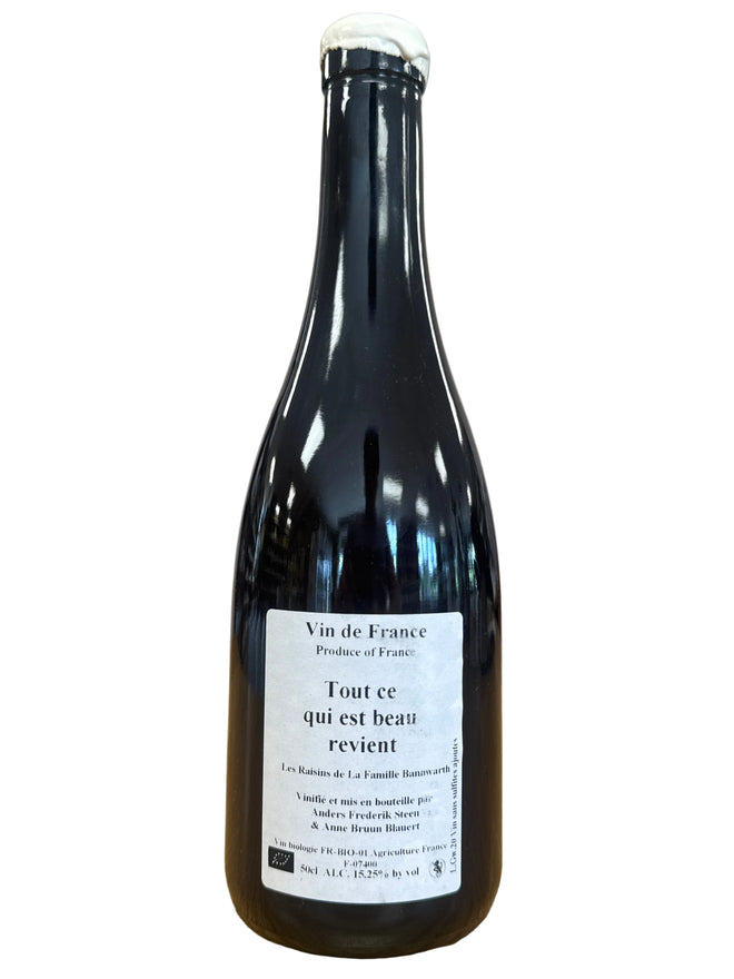 2020 Anders Frederik Steen + Anne Bruun Blauert ‘Tout Ce Qui est Beau Revient’ Gewurztraminer, Alsace, France 500mL
