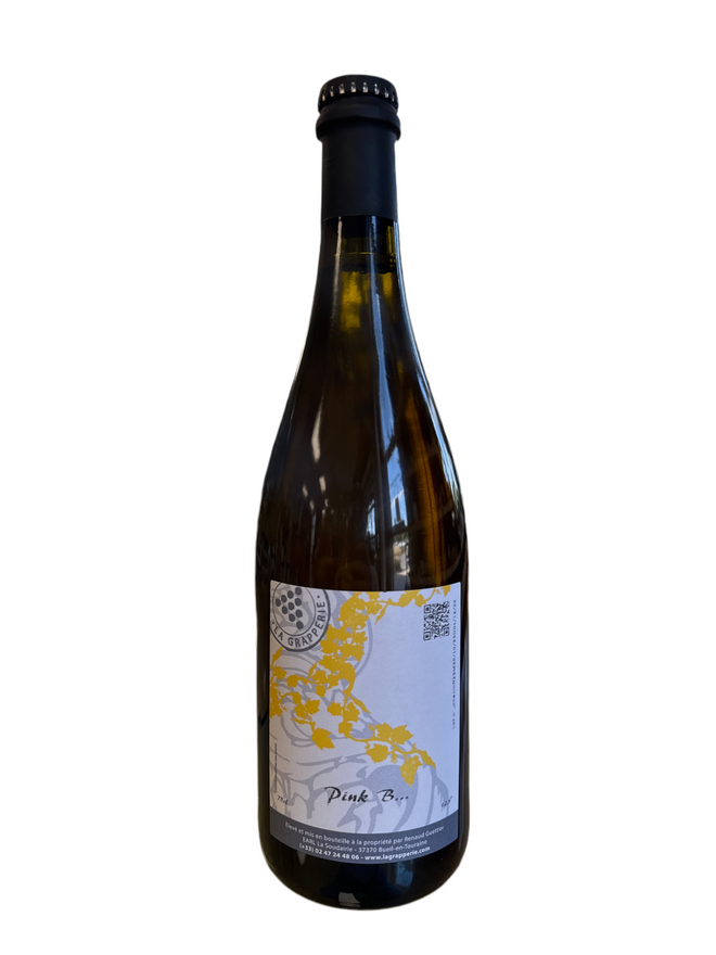 2024 Domaine La Grapperie ‘Pink B’, Sparkling Chenin + Pineau d’Aunis, Loire, France