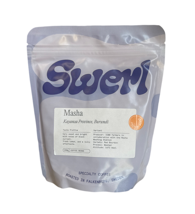 SWERL Coffee Roasters| Masha, Red Bourbon, Washed, Filter Roast, Kayanza Province, Burundi 250g