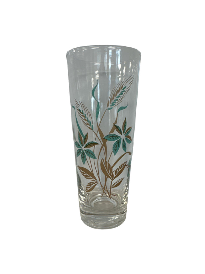 c.1970’s Georgian China Company ‘Canadian Wheat’ motif Highball Glass, Collingwood, Ontario