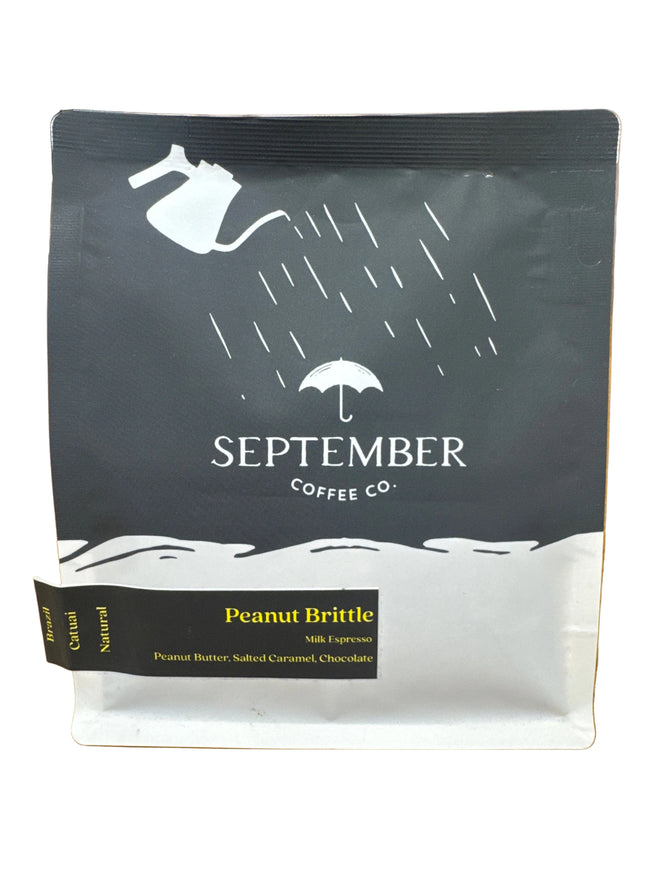 SEPTEMBER Coffee, Peanut Brittle, Milk Espresso, Natural, Catuai, São Paulo, Brazil 250g