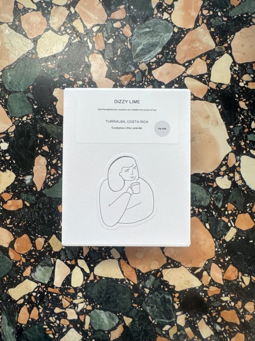 DAK Coffee Roasters ‘Dizzy Lime’ Filter Roast, Centroamericano, Washed Cofermented w/ Eucalyptus, Turrialba, Costa Rica 250g