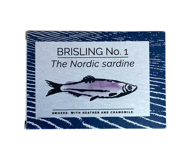 FANGST | ‘BRISLING No. 1’, Smoked Nordic Sardine with Heather + Chamomile