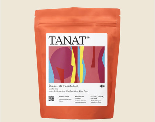 Tanat ‘Elto’ Filter Roast, 74158, Hamasho 96h, Arbegona, Sidama, Ethiopia 200g