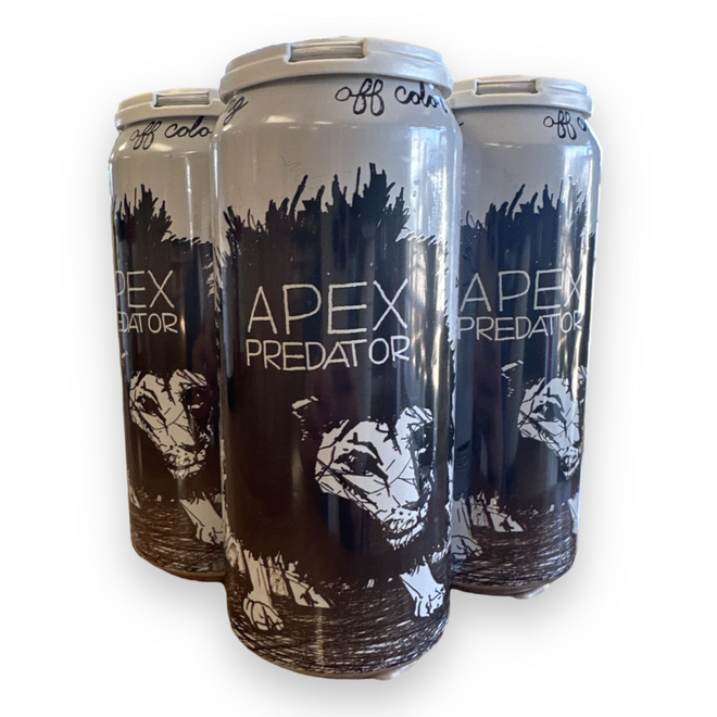 Off Color Brewing ‘Apex Predator’ Farmhouse Ale | Chicago, Illinois 16oz 4-pack