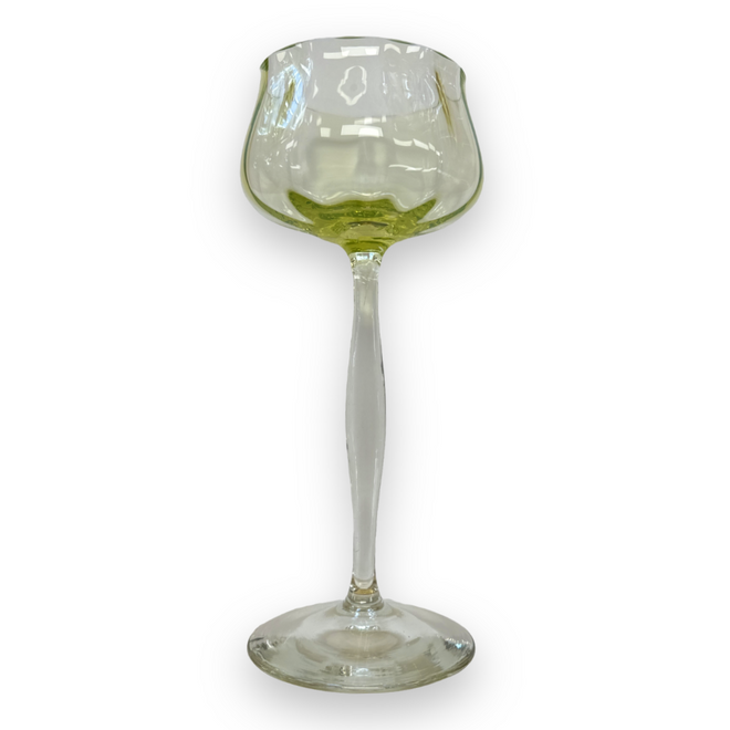 1910’s Art Nouveau Chartreuse Aperitif Stemware