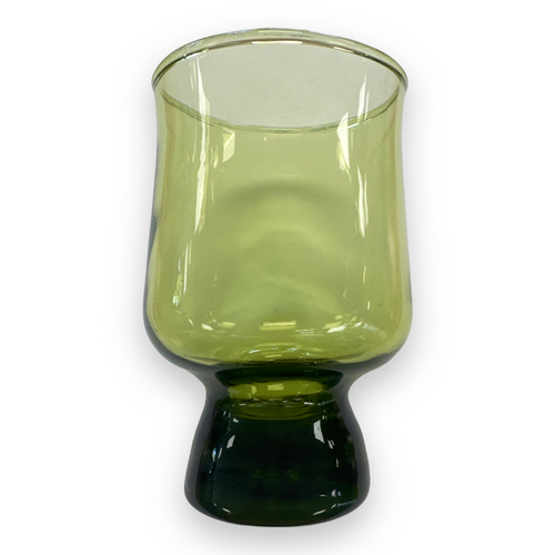 1960’s Anchor-Hocking ‘Tivoli’ Green stackable glassware