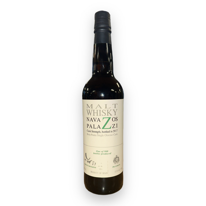 2017 Navazos Palazzi, Cask Strength Malt Whiskey aged in Bota Punta Single Oloroso cask | Jerez, Spain