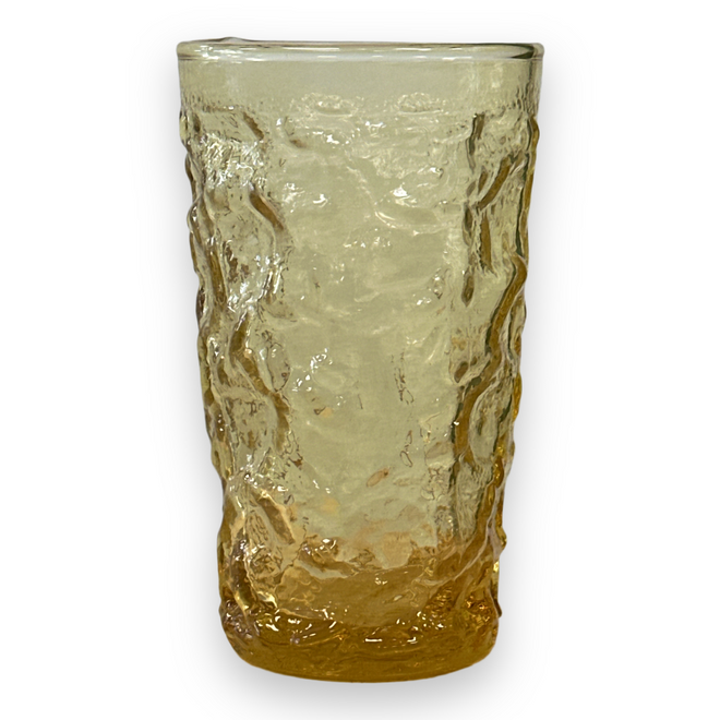 1960’s Anchor Hocking | Milano Flat Juice glass in ‘Honey Gold’