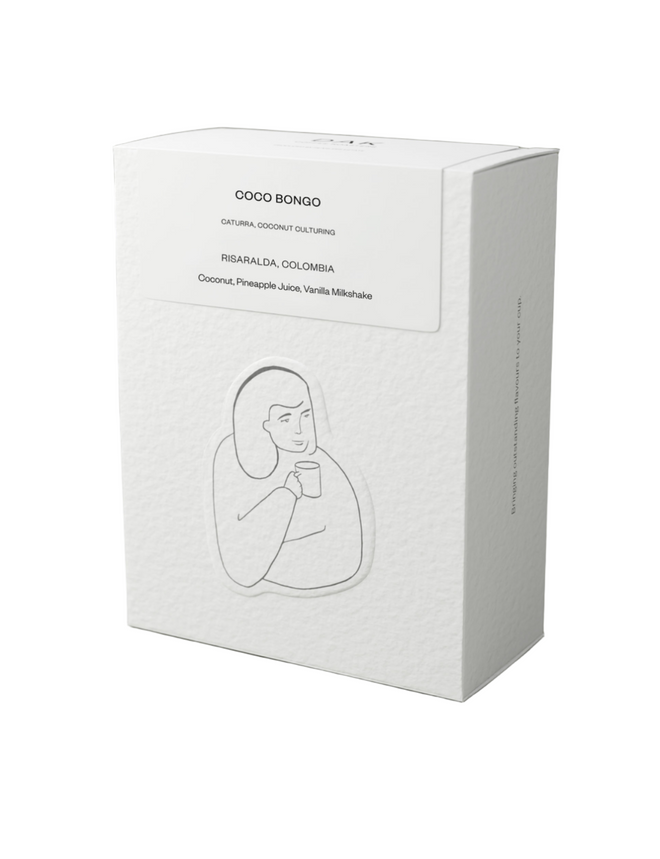 DAK Coffee Roasters ‘Coco Bongo’ Caturra, Coconut Co-ferment, Omni Roast, Huila, Colombia 250g