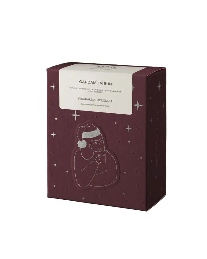 DAK Coffee Roasters ‘Cardamom Bun’ Filter Roast, Caturra, Honey Processed co-ferment w/ Spices, Risaralda, Colombia 250g