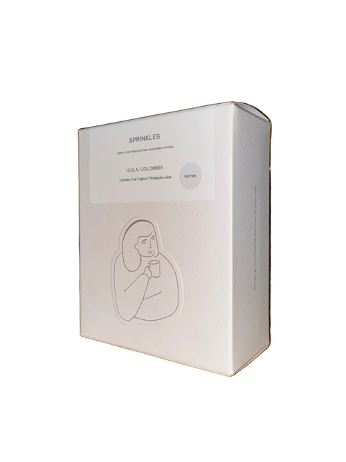 DAK Coffee Roasters ‘Sprinkles’ Filter Roast, Sidra, Yeast Inoculated Anaerobic, Huila, Colombia 200g